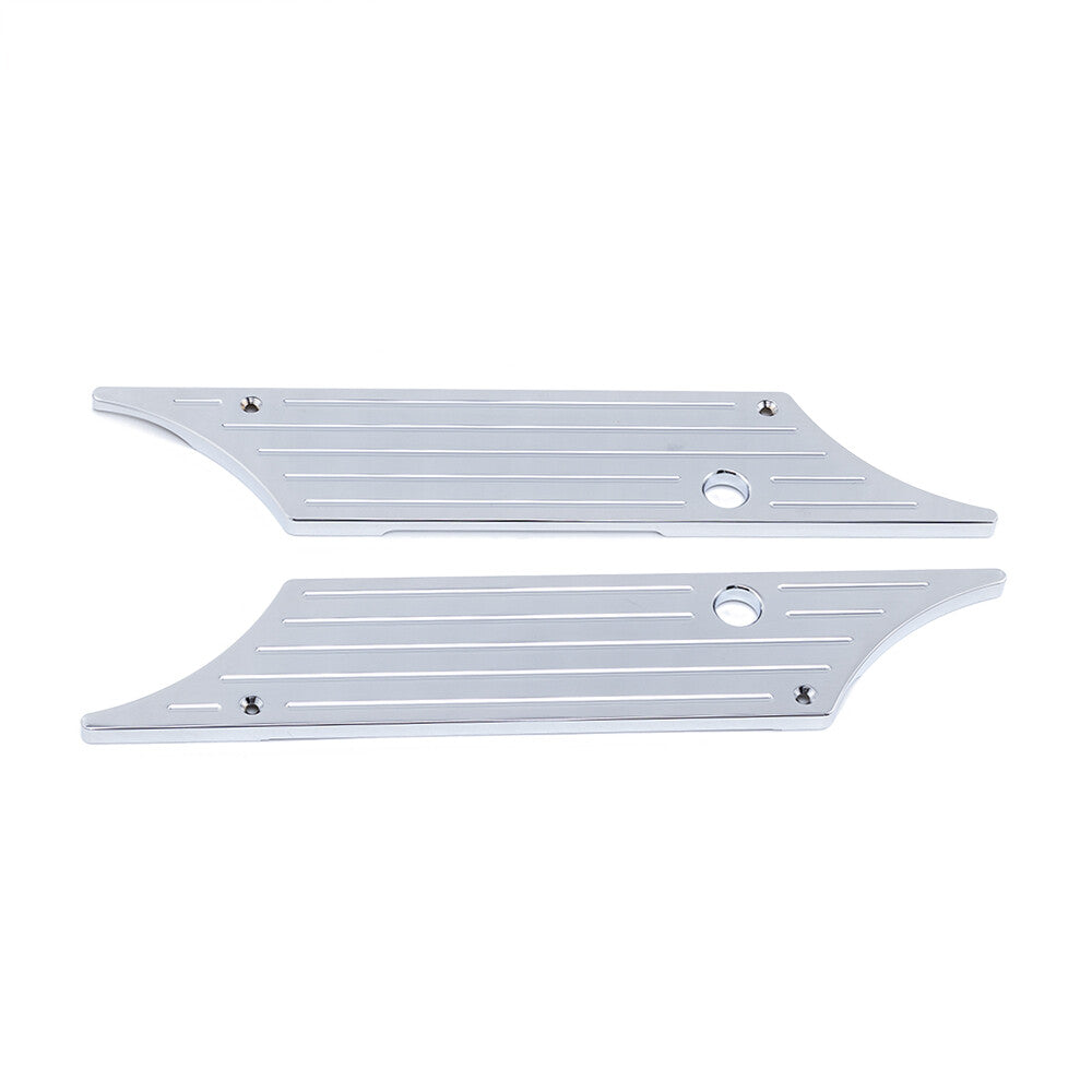Chrome CNC Billet Saddlebag Latch Cover for Harley Touring Hard Bags 1993-2013 Q