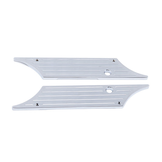 Chrome CNC Billet Saddlebag Latch Cover for Harley Touring Hard Bags 1993-2013 Q