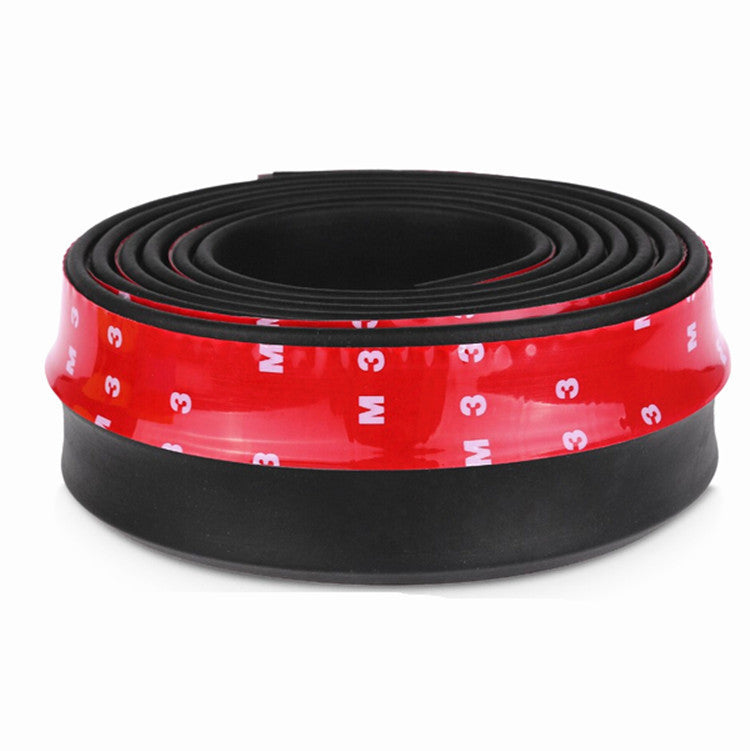 8.2ft Car Front Bumper Spoiler Lip Splitter Valance Chin Protector Body Rubber