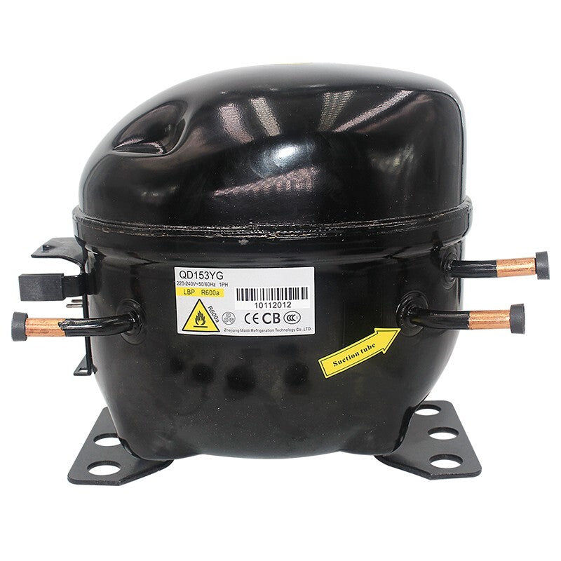 R600a Car Refrigeration Air Compressor Fridge Freezer Marine Solar 220V QD153YG