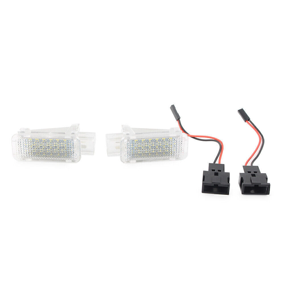 2x LED Courtesy Glove Box Under Door Footwell Light Fit for Audi A3 for Skoda Fabia for VW
