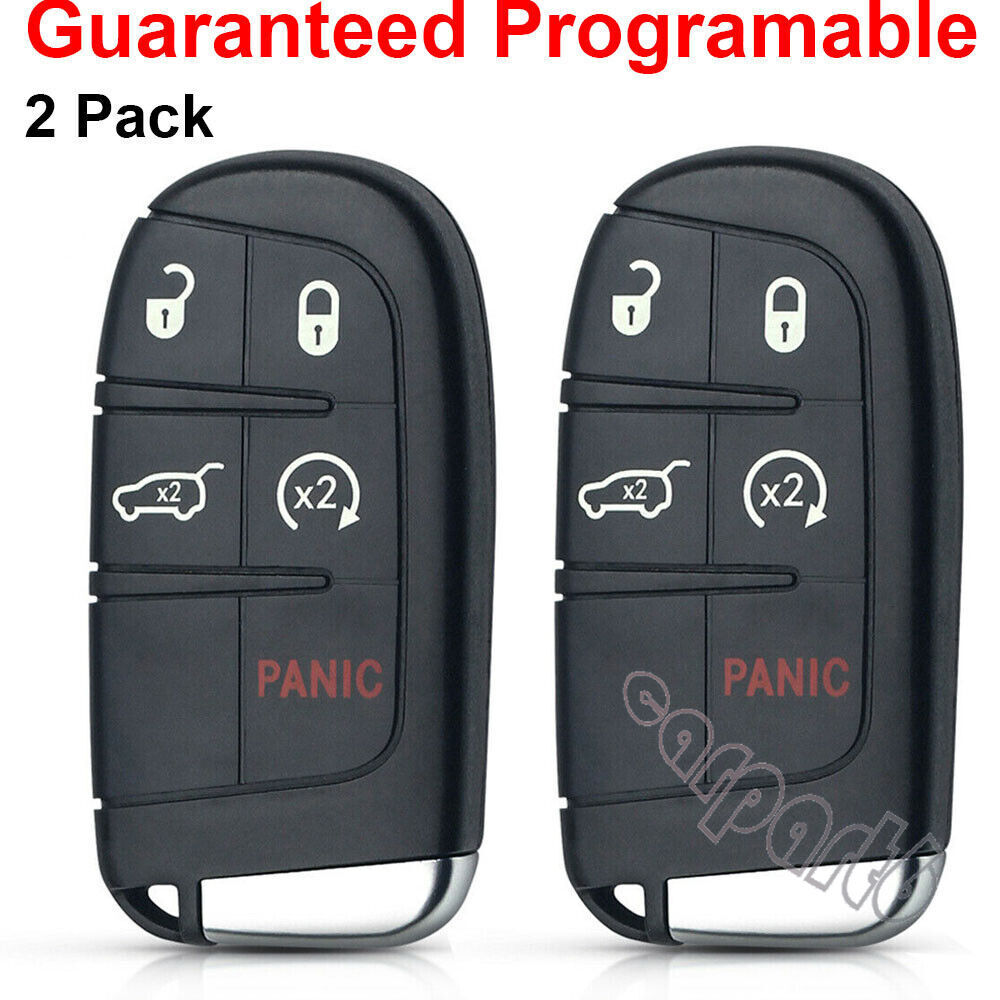 2 for Jeep Grand Cherokee 2014 2015 2016 2017 2018 2019 for Smart Remote Key Fob Q