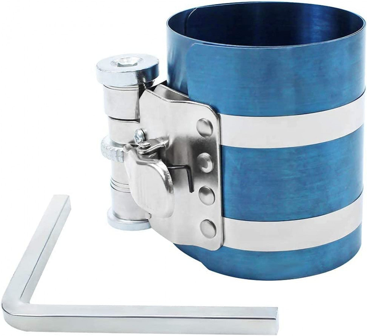 75mm / 3 Engine Piston Ring Compressor Ratchet Type Clamp 53mm - 125mm