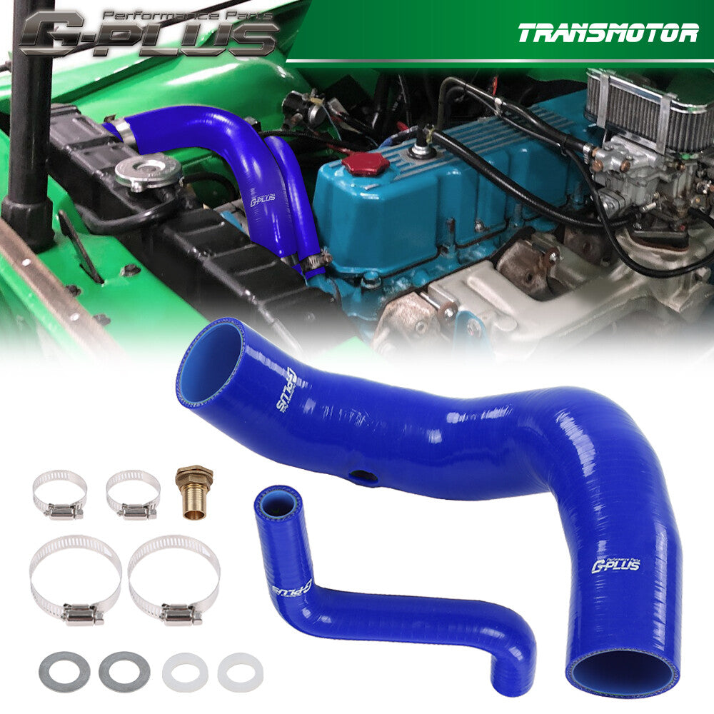 Suitable for Jeep CJ5 and CJ6, 1970-1975 fuel silicone hose complete set, blue. Q