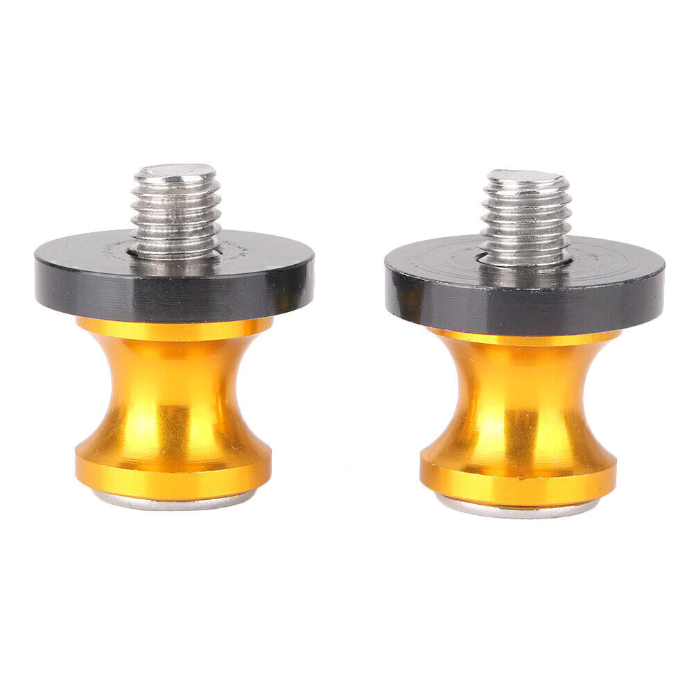for YAMAHA MT-09 MT-10 FZ09 10mm Screws Sliders Swingarm Spools Slider Gold UK