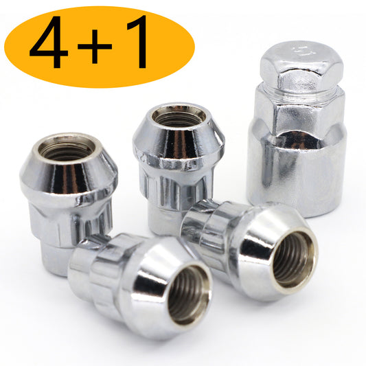 4X Car M12 X 1.5 Locking Wheel Nuts Tapered for Seat & Key  for ford  Fiesta 1971-2023 Q