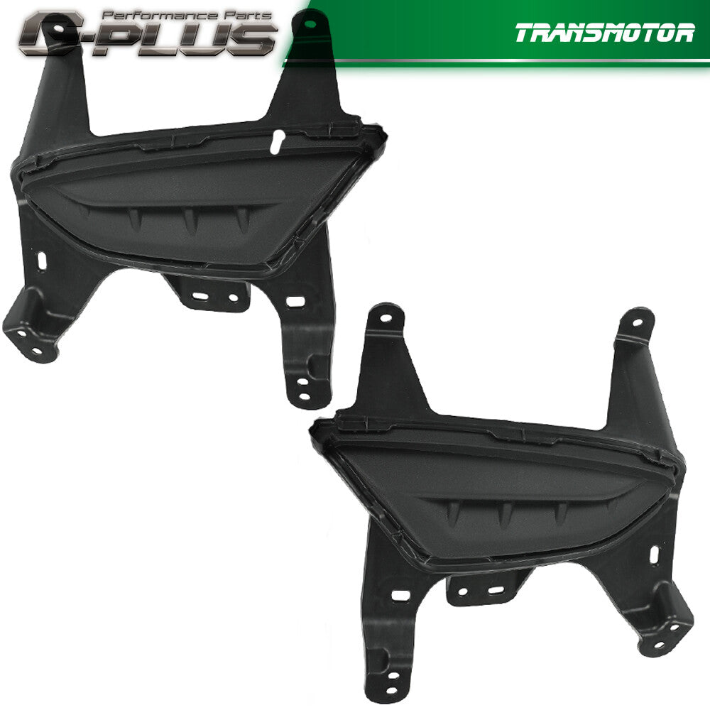 Fog lamp cover 2 pieces set driver and passenger side suitable for left and right dual- v
