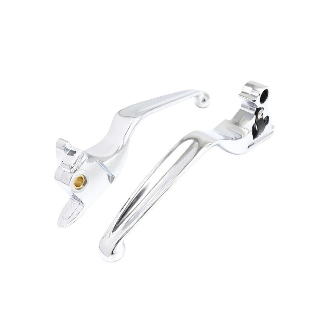 Motorcycle Brake Clutch Levers Chrome for Harley Softail Models Fat Boy 2015-23