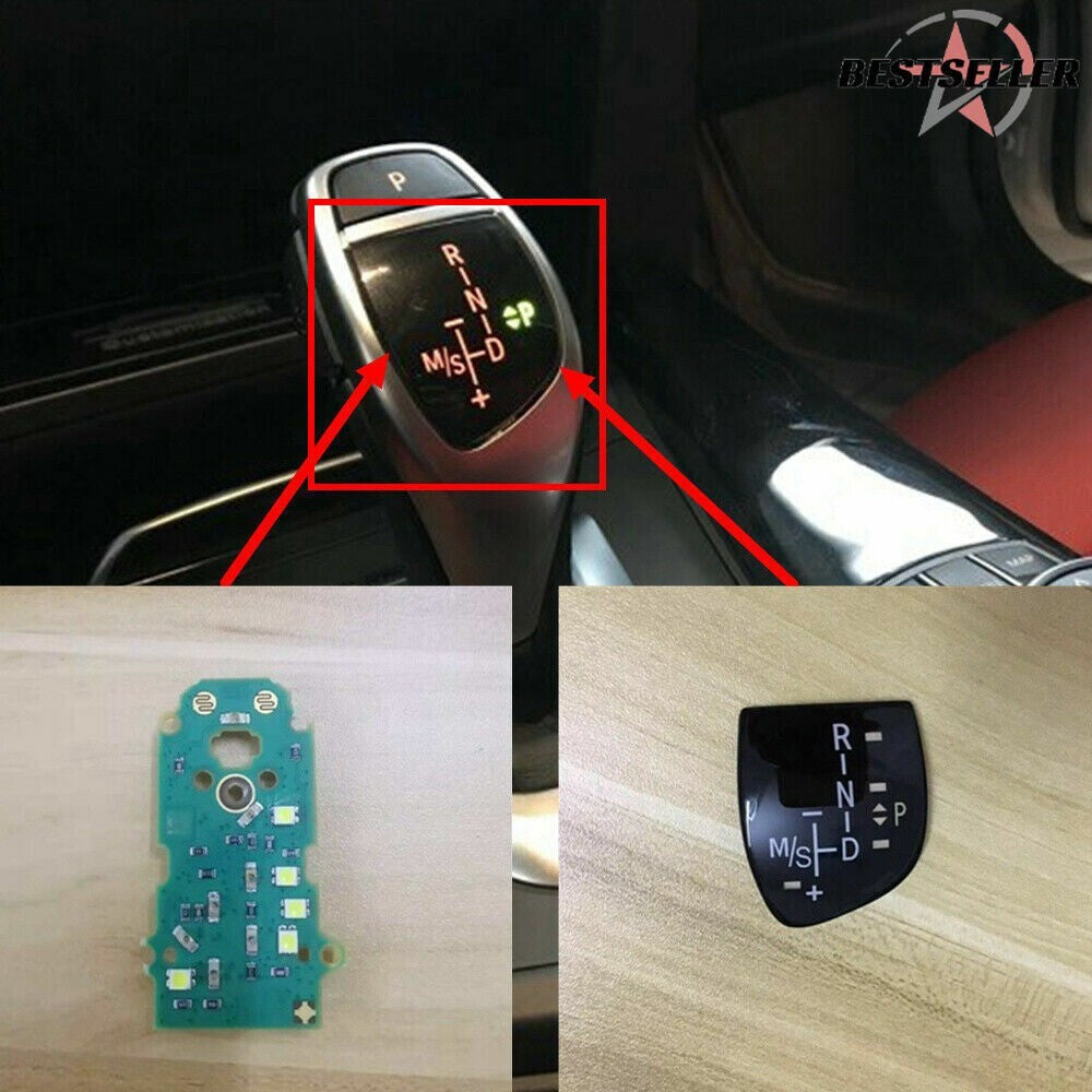 Gear Shift Knob Panel w/ LED Circuit Board for Sport 3 4 5 6 7' X3 X4 X5 X6. n