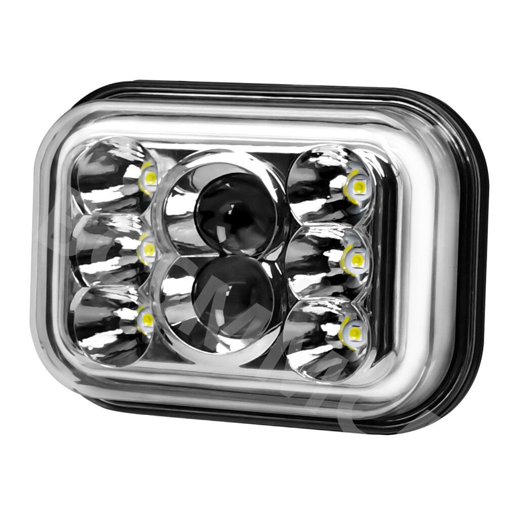 Motorcycle Spotlight LED Work Light 7 Modes Lamp High Brightness Waterproof Trim Q