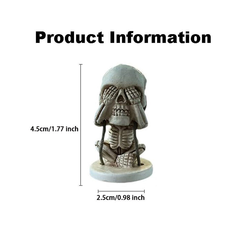 Halloween Sugar Gothic Skull Car Mirror Hanging Rearview Accessory Decoration C
