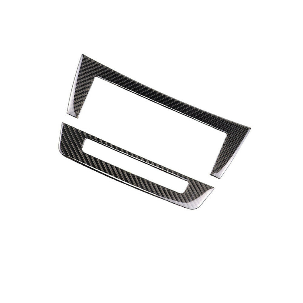 Carbon Fiber Center CD Control Panel Cover for Mercedes Benz C Class W204 11-13