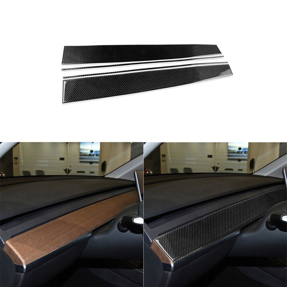 4X Red Carbon Fiber Door Handle Frame Cover Trim For X3 F25 X4 F26 2011-2017 v