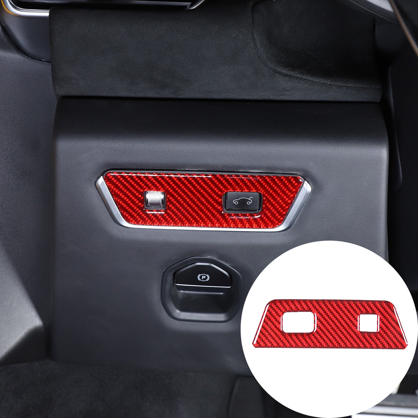 2020 - 2023 Center Console Armrest Leather Protector Trim for Land Rover for Defender 110- v