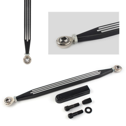 Black CNC Shift Linkage Shifter Link For Harly Electra Glide Classic EFI FLHTCI Q