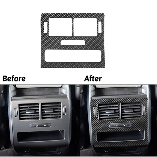 Carbon Fiber Rear Air Vent Panel Cover Trim For Land for Range Rover Sport 2014-2017