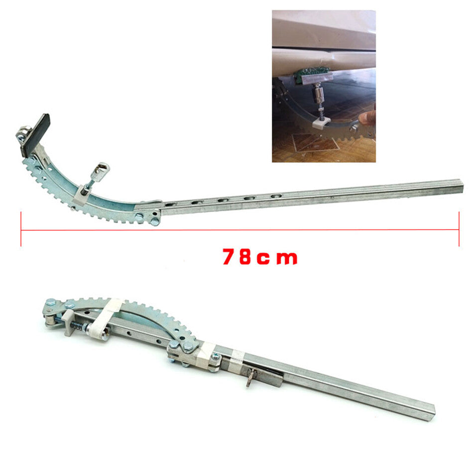 Bridge Puller Glue Tabs Slide Tips Car Dent Repair Accessory Aluminum+Plastic v