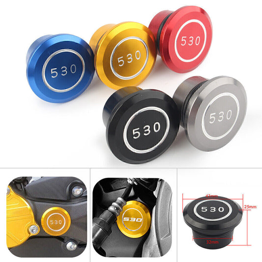 1 x Motorcycle CNC Frame Hole Cap Cover Plug Fit for YAMAHA T-MAX 530 2005 2006-2016 Q
