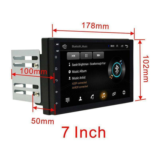 7 Android 9.1 Quad-core Car Stereo GPS Navigation Radio Dash Player 2 Din WIFI