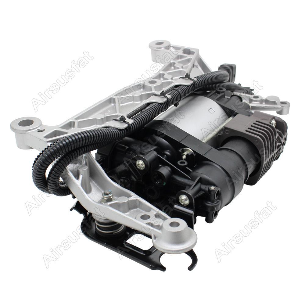 Air Suspension Compressor W/Bracket for Porsche for Cayenne II 92A 11-17 95835890100