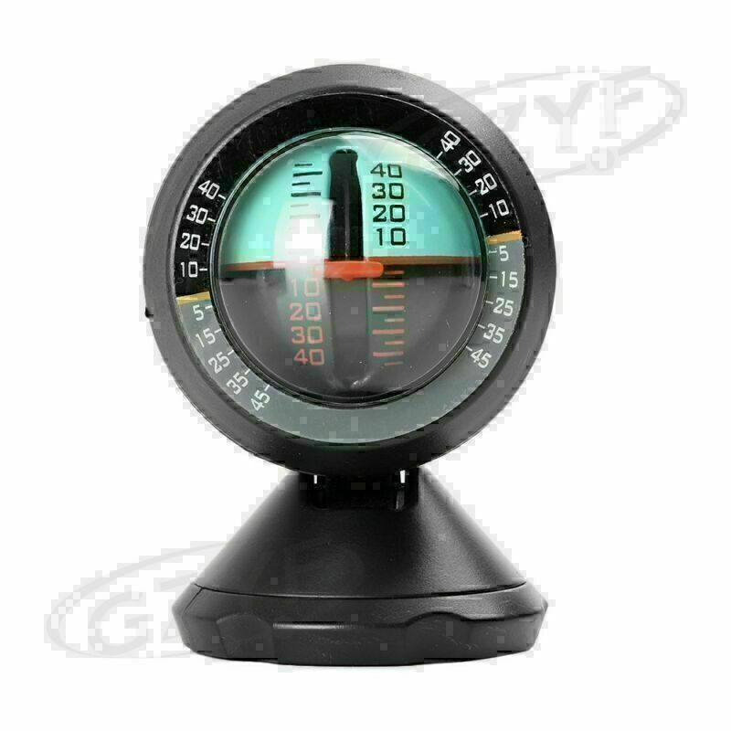 Inclinometer Instrument Angle Protractor Slope Meter Level Tilt Gauge Auto Car