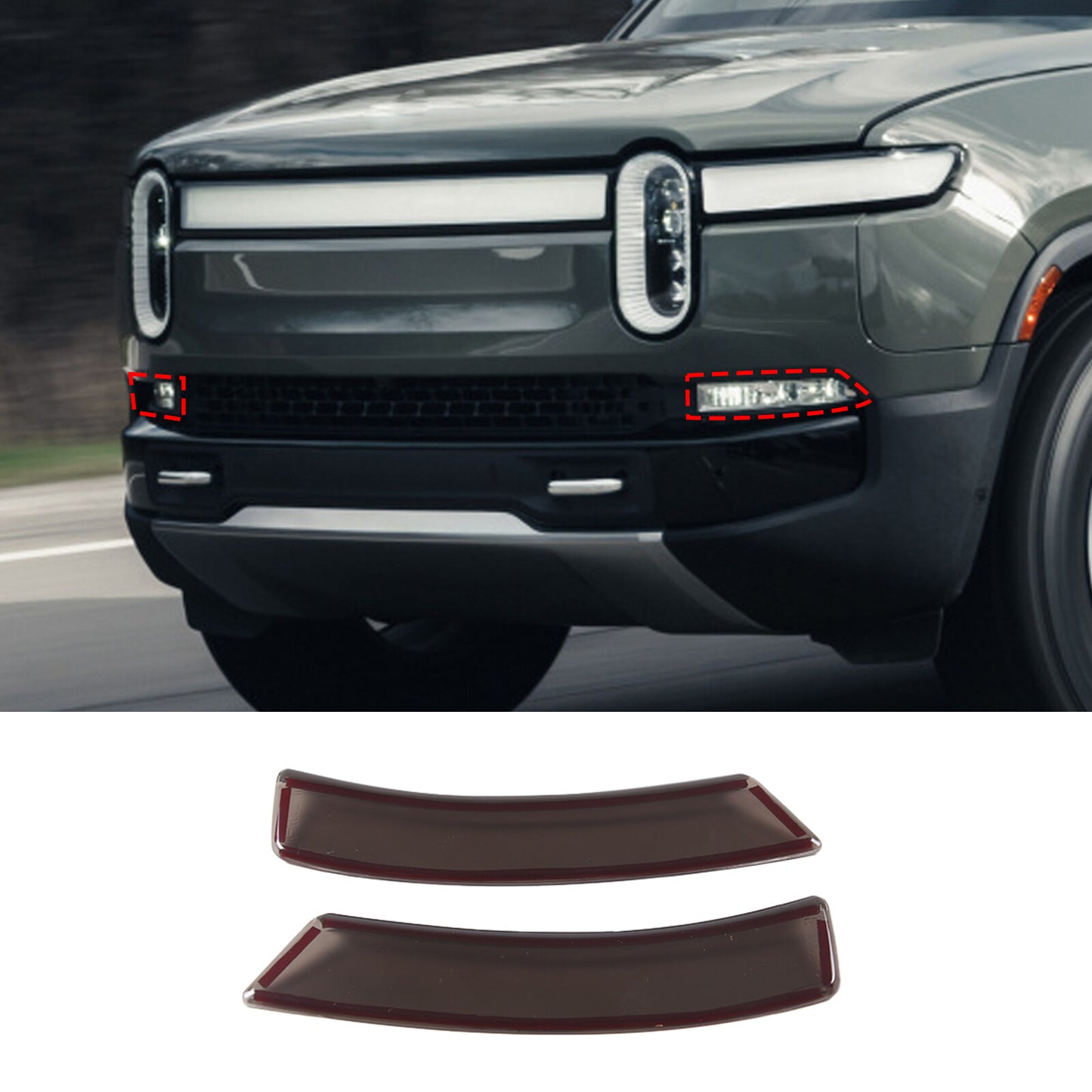 True Carbon Fiber A-Pillar Sticker Cover Trim for Tacoma 2006-2015 - v