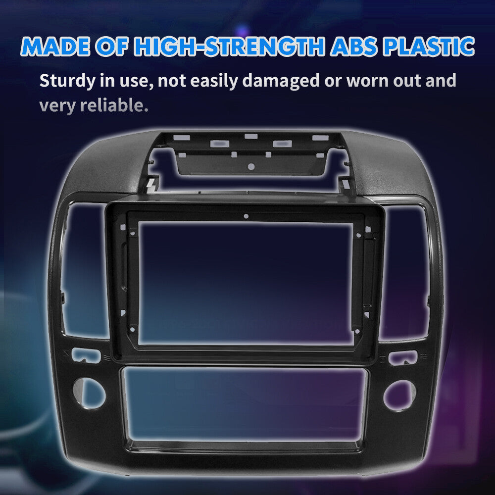 9-inch car stereo radio Fascia panel dashboard trim frame for NAVARA 2006 - 2012 - n