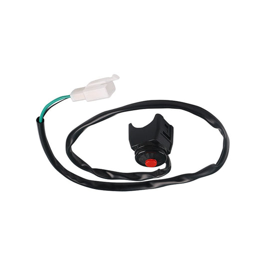 Motorcycle 22mm 7/8 Handbars Mounted Stop Horn Switch Button Fits For Universal Q