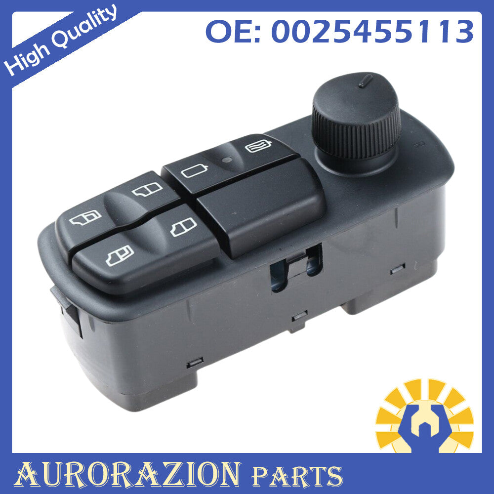 Front left master control power window switch for Mercedes Axor Atego 0025455113- n