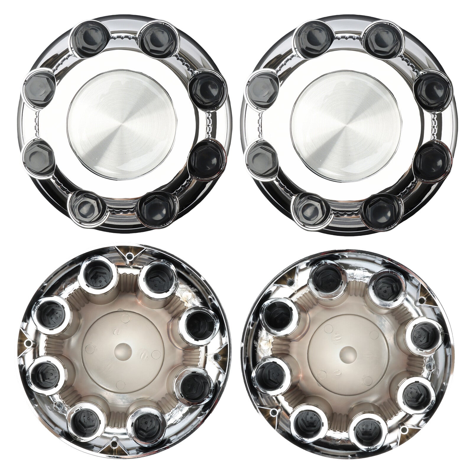 4PCS For Select 16 Inch Van & Truck for CHEVROLET 15039488 Wheel Center Caps 8 Lugs Q