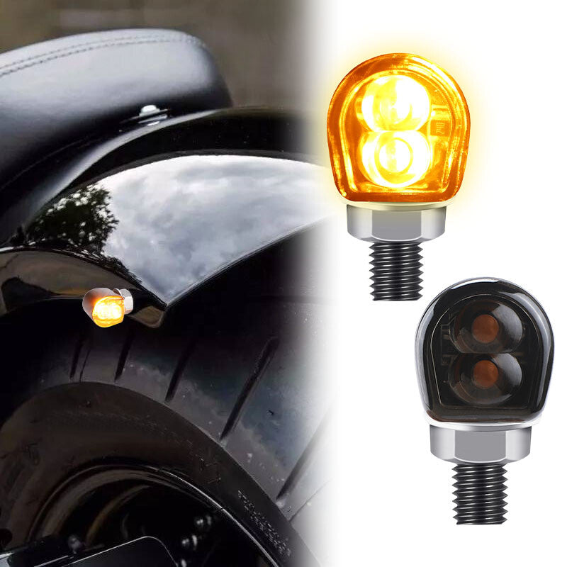 2X for Mini LED Turn Signals Indicator Light for Honda CBR600RR CBR1000RR CBR900RR