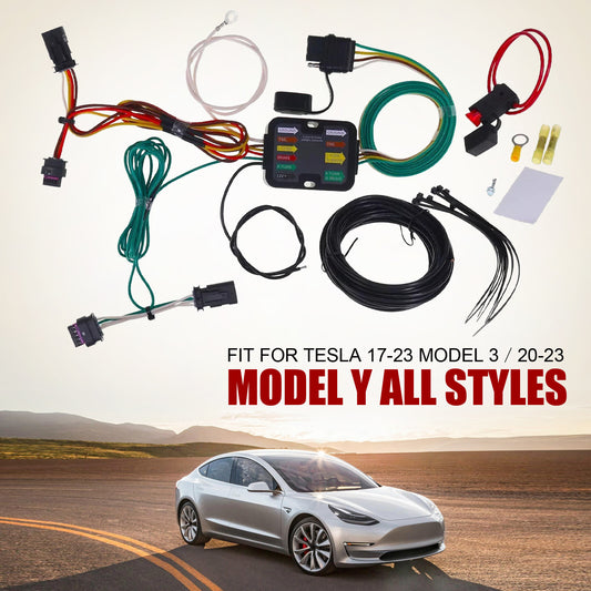 Trailer Wiring Harness Fit for Tesla 17-23 Model 3£¯20-24 for Model Y PlugPlay NEW
