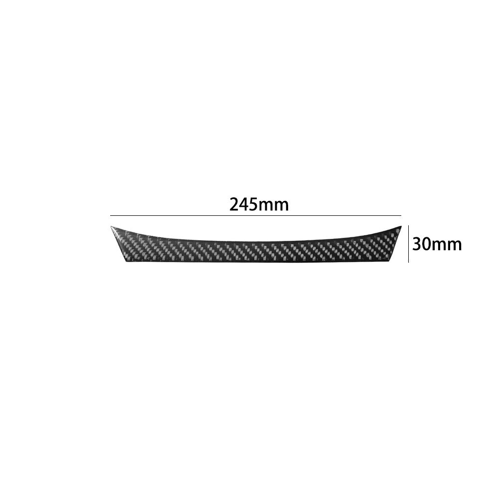 Red Carbon Fiber Rear Cup Holder Frame Cover Trim For Altima 2019-2022 v