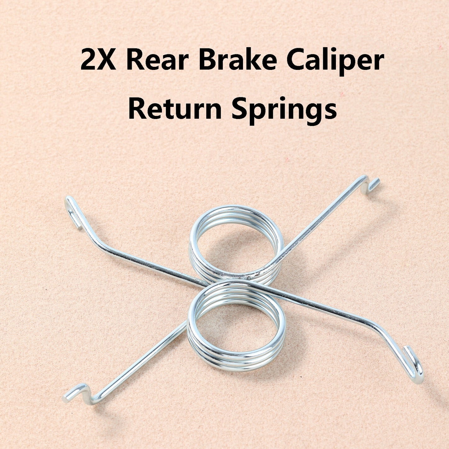 Rear Brake Caliper Return Springs Silver for Audi A3 TT 7H0615296 7H0615295A AUS Q