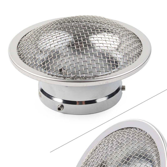 Air Filter Cup With Strainer Fit Universal 32mm/34mm Motor Carburetor Silver