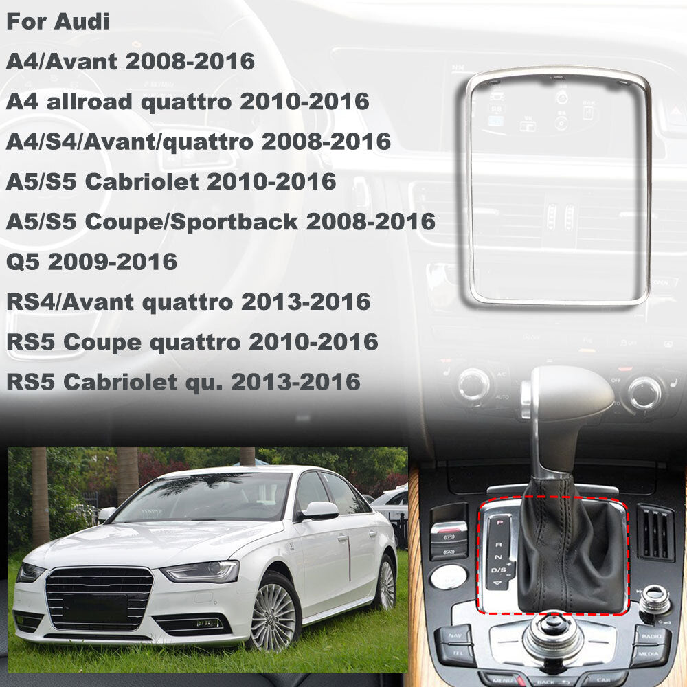 for Audi Q5 A4 A5 S5 RS5 2010-16, center console gear lever frame trim 8K0864260- n