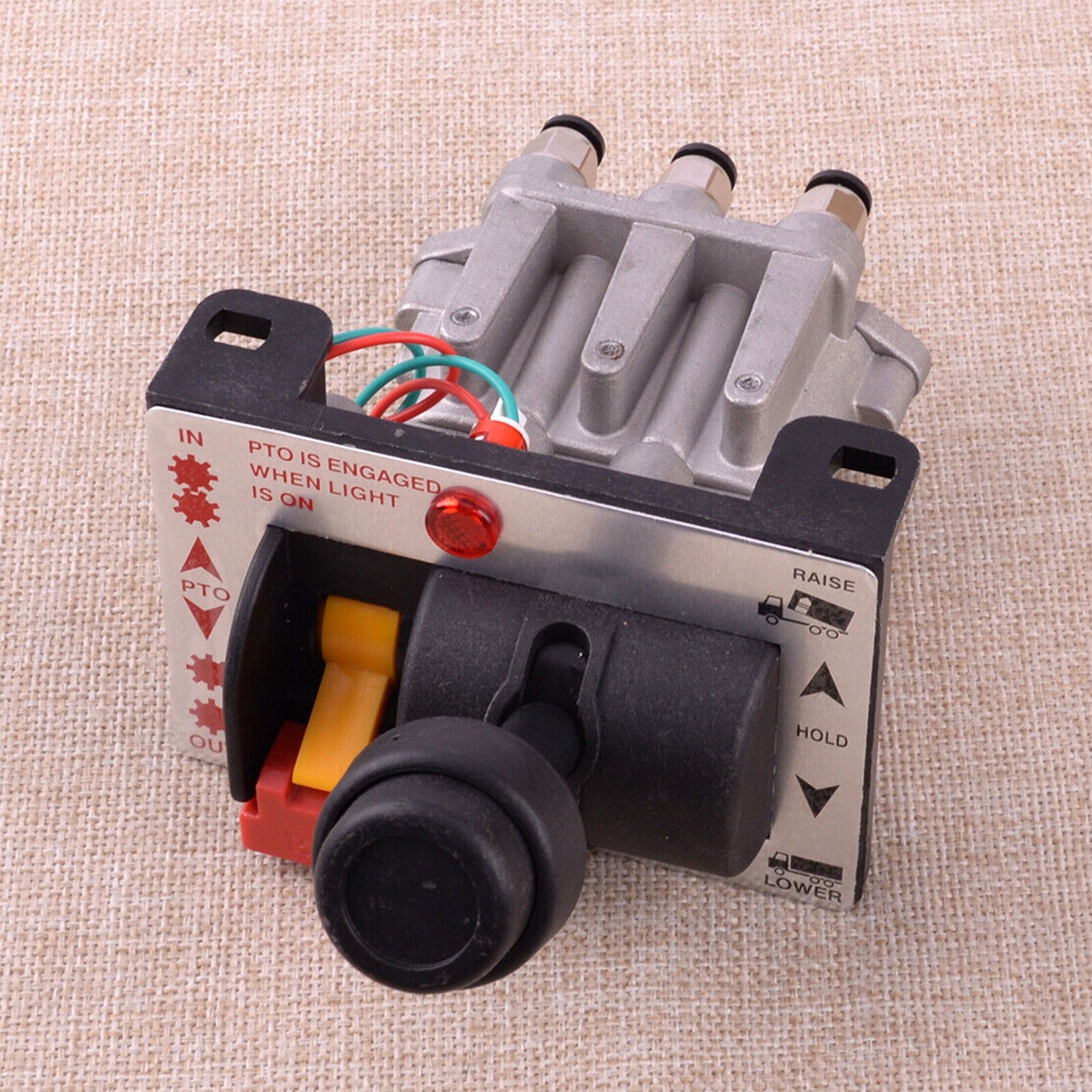 American dump truck valve assembly PTO feather downward airflow takeoff/start Q