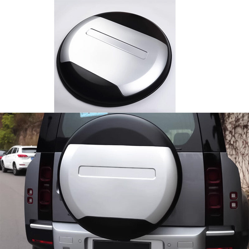 for Land Rover for Defender 2020-2023 Cover Spare Tire Black Silver Tailgate Trunk