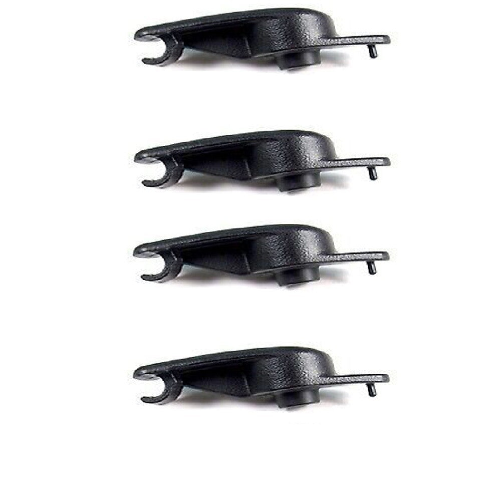4-Piece Black Sun Visor Clip Bracket for 1997-2004 for Corvette C5 n