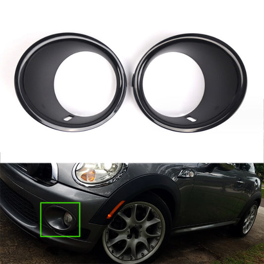 Pair Front Fog Light Lamp Ring Cover for BMW for Mini Cooper R56 2007-10 51112753661