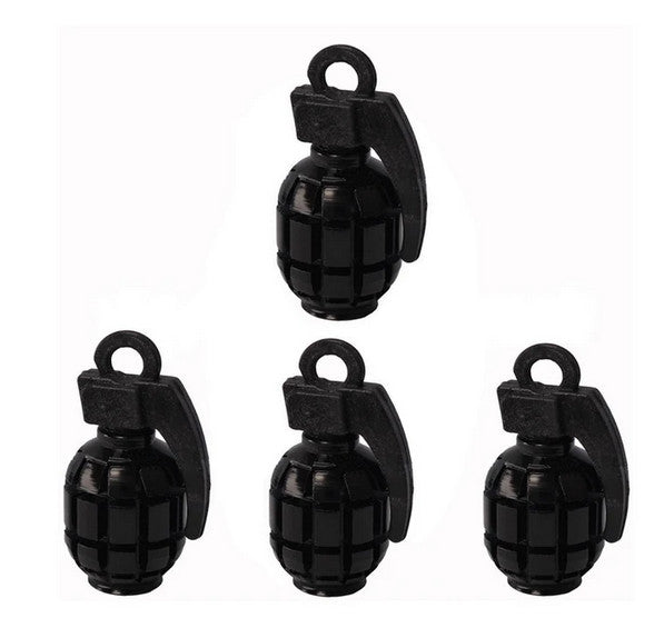 4 Piece Tire Flap Lever Air Dust Cover Dustproof Waterproof Red for Cadillac - v