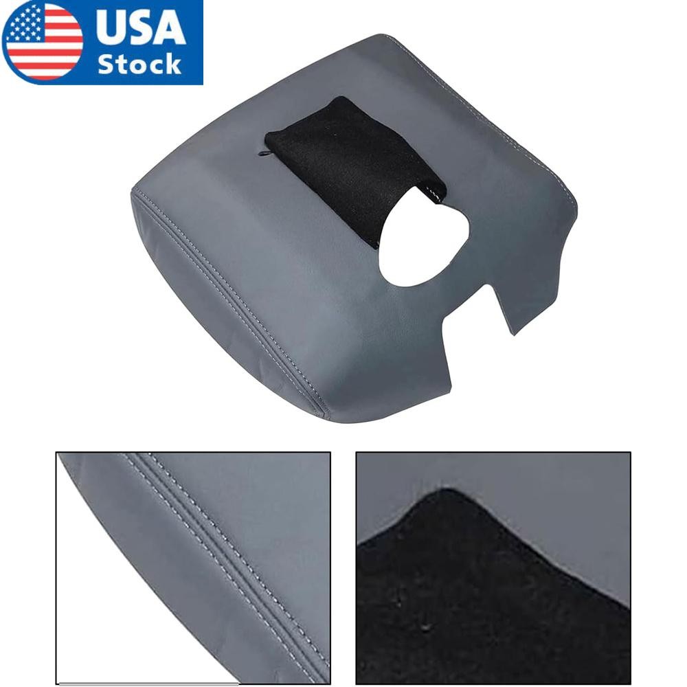 1PC For 2014-2018 Chevy Silverado 1500 Console Lid Armrest Cover Ash Gray Q