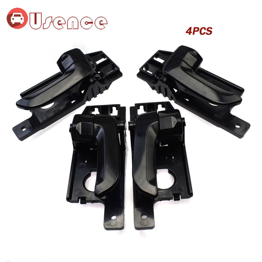 4PCS Black Front Rear Left Right Side Door Handles for Kia Sportage 2005-2010