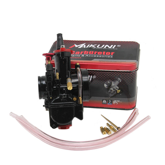 Premium 30mm Black 4-Stroke Motorcycle Carburetor for Scooters, Bicycles, and All-Terrain Vehicles Q