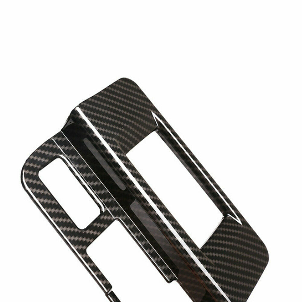 ABS Carbon Fiber Interior Fog Light Switch Button Trim ForToyota Tacoma 2016-20