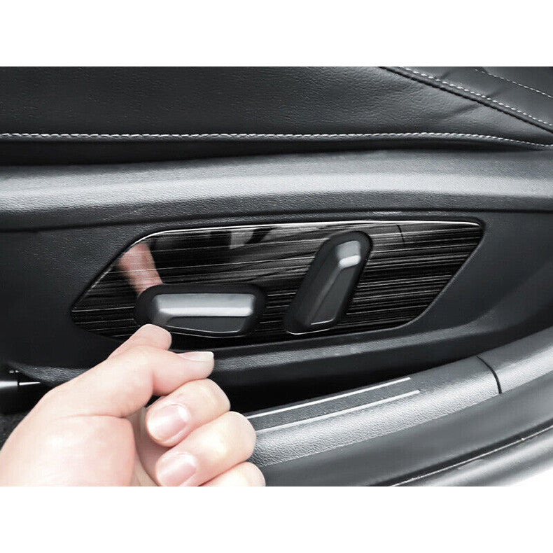 for Hyundai for Elantra 2021-2023 Black steel for Seat Button Handle Panel Cover Trim