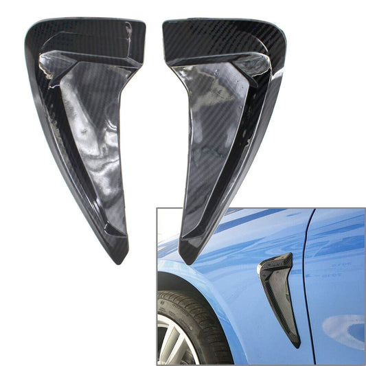 Side Marker Fender Air wing Vent Trim M Cover Carbon Fit for BMW F15-X5 35I 2014-up