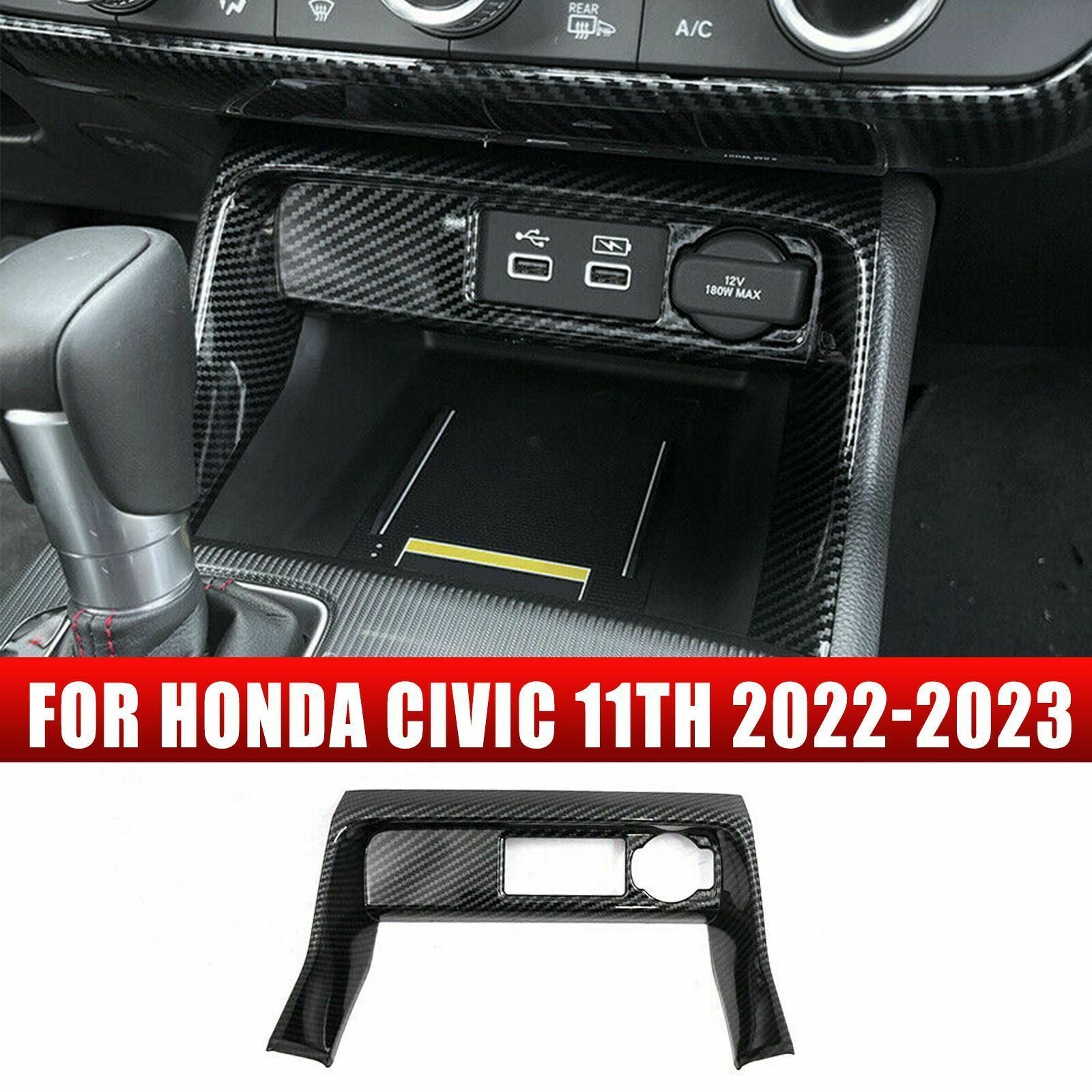 for 2021 - 23 for Sienna Woodgrain Style Center Console Gear Shift Panel Trim- v