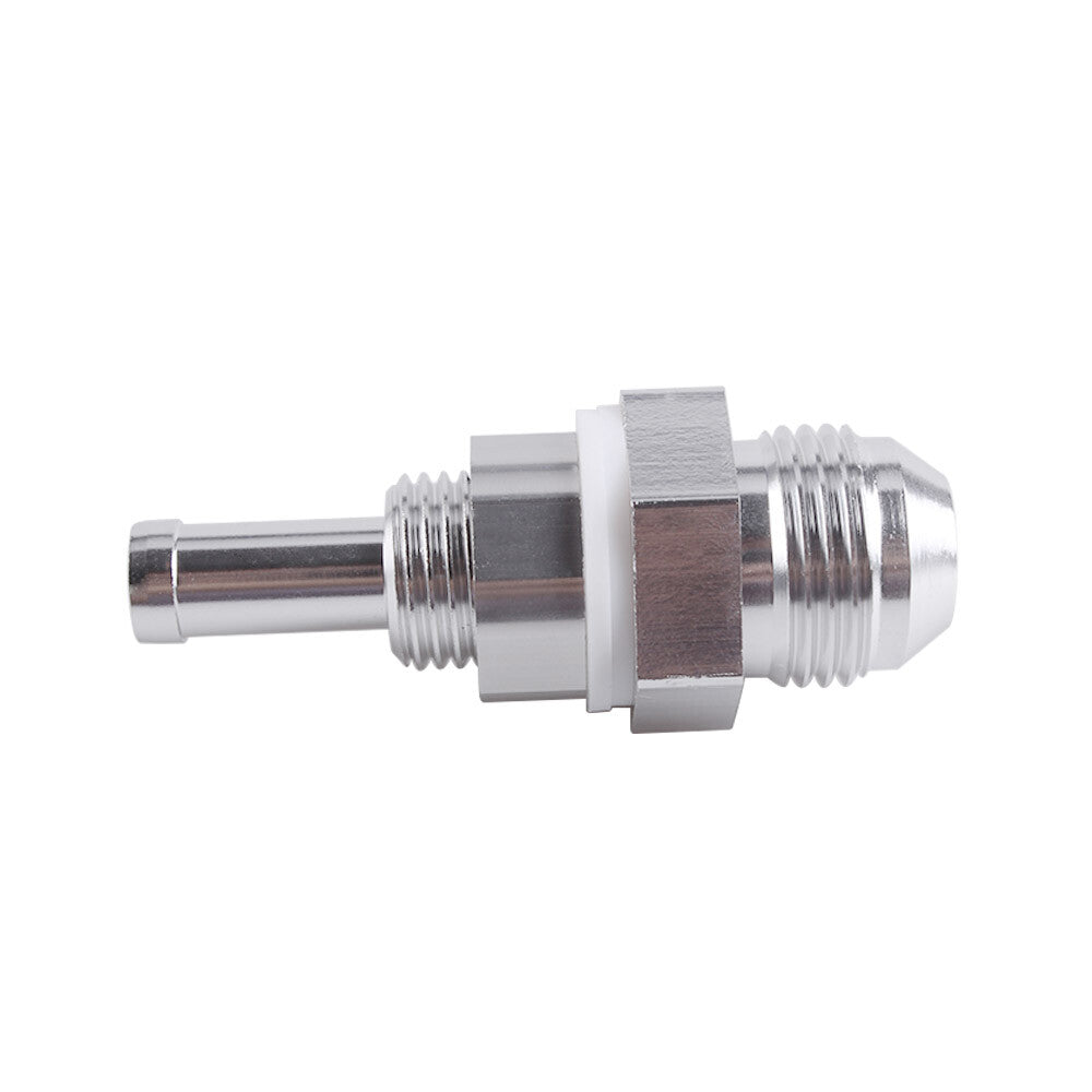 8AN 8AN Male Flare Bulkhead To 3/8 Hose Barb Fuel Tank Fitting 8AN Q