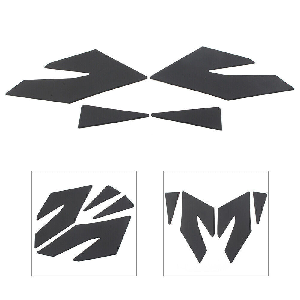 Black Tank Traction Pad Side Gas Knee Grip for Honda MSX125SF Grom 2016-2019 A1 Q